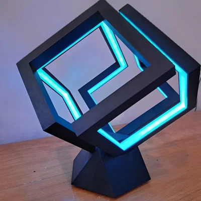Đế hình học cho đèn Infinity Cube Light