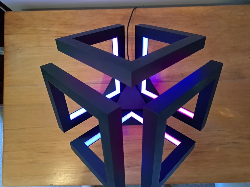 Đế hình học cho đèn Infinity Cube Light - Image 3