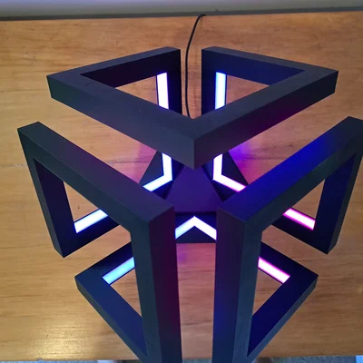 Đế hình học cho đèn Infinity Cube Light