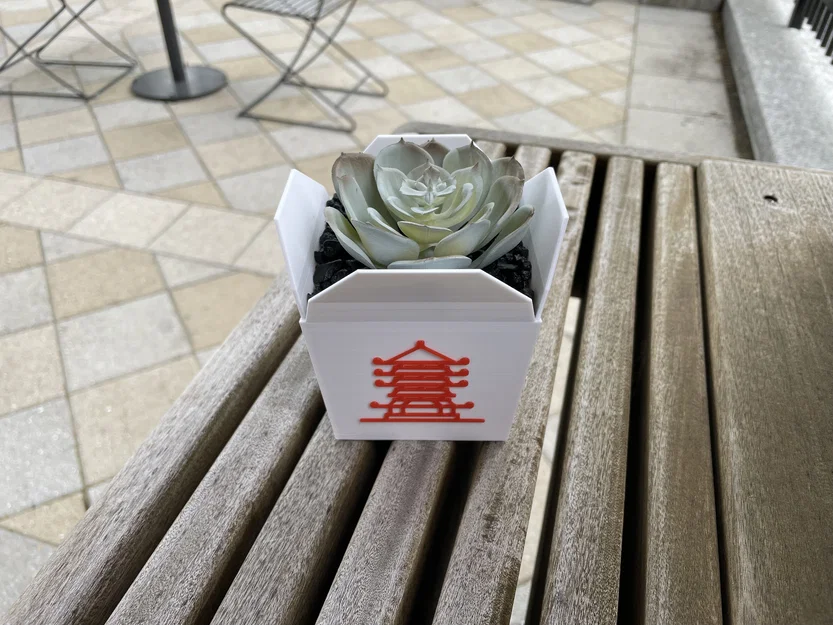 Hộp đồ ăn mang về kiểu Trung Quốc (Chinese Food Takeout Container) - Image 2