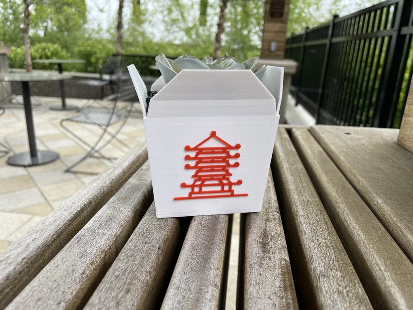 Hộp đồ ăn mang về kiểu Trung Quốc (Chinese Food Takeout Container) - Image 3