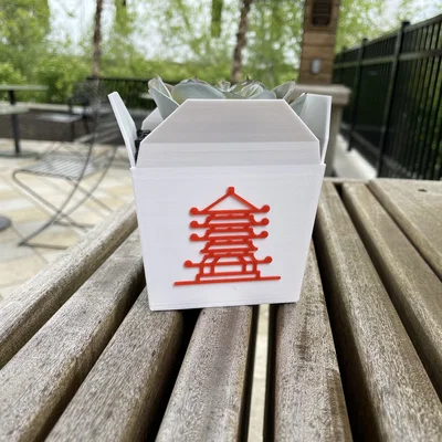 Hộp đồ ăn mang về kiểu Trung Quốc (Chinese Food Takeout Container)