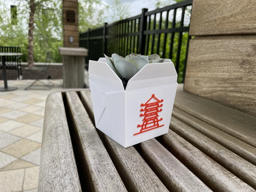 Hộp đồ ăn mang về kiểu Trung Quốc (Chinese Food Takeout Container) - Image 4
