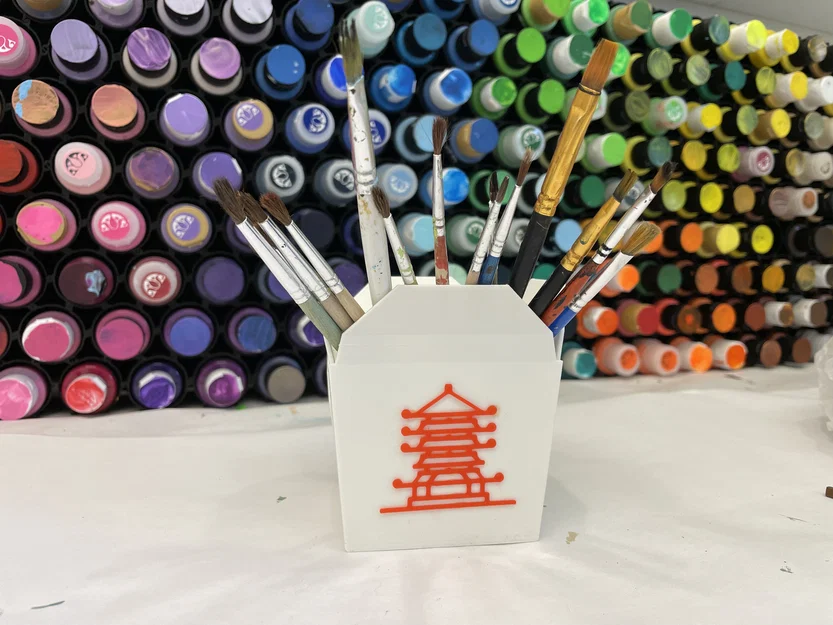 Hộp đồ ăn mang về kiểu Trung Quốc (Chinese Food Takeout Container) - Image 6