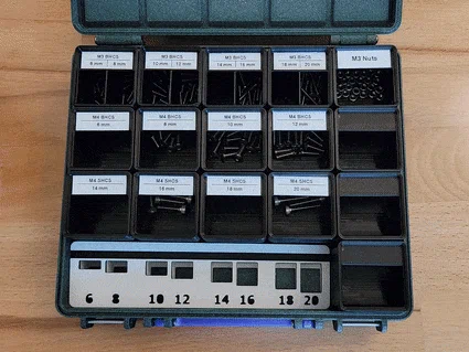 BYOB Gridfinity Screw Sorter - Tự chuẩn bị bin (Bring Your Own Bins) - Image 1