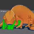 Mô hình chú tắc kè hoa mắt to Big Eyes Chameleon in 3D siêu dễ thương - Thumbnail 5