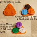 Token sinh vật cơ bản MtG giữ 3 counter (Magic: The Gathering) #MtGCounters - Thumbnail 1