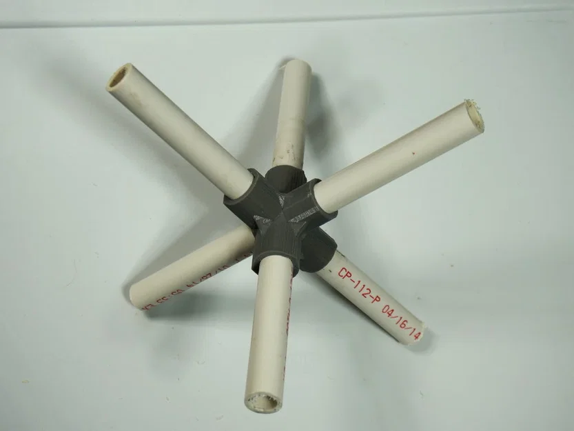 Cross 5 Hướng & 6 Hướng cho Ống PVC 1/2" #HalfInchPVCFittings (Update 2015-07-03) - Image 1
