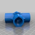Cross 5 Hướng & 6 Hướng cho Ống PVC 1/2" #HalfInchPVCFittings (Update 2015-07-03) - Thumbnail 2