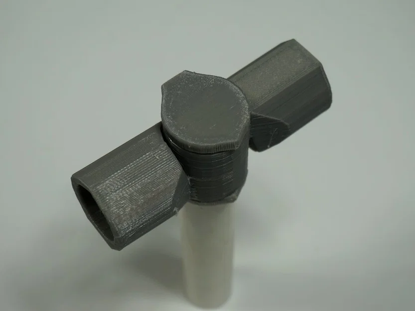 Khớp co 3 nhánh chỉnh góc, ống PVC 1/2" #HalfInchPVCFittings (UPDATE 2015-07-03) - Image 1