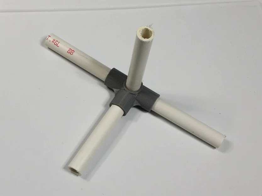 Tee 4 Nhánh & 5 Nhánh, Khớp PVC 1/2" #HalfInchPVCFittings (Update 2015-07-03) - Image 1