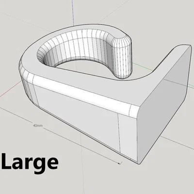 Móc Treo Dây/Đồ Dùng - Gắn Tường hoặc Gắn Dưới Bàn