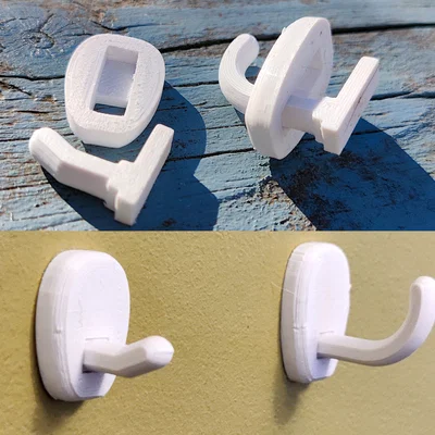 Móc Treo Mini 2 Phần Siêu Chắc (Super Strong 2-Part Mini Hook)