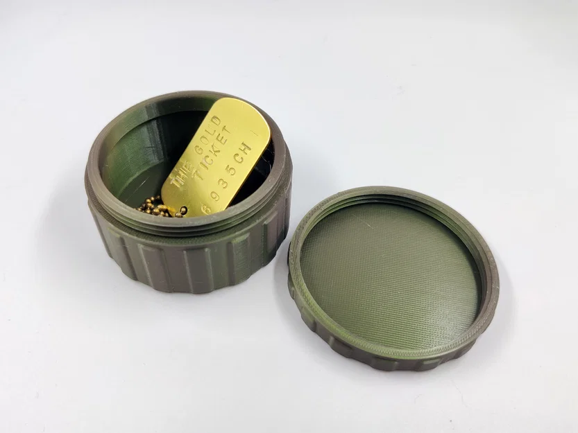 Hộp Geocache Ren Vặn & Săn Kho Báu, Cũng Rất Hợp Để Sắp Xếp Đồ - Image 1