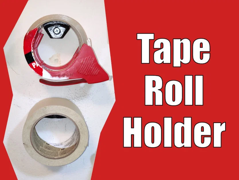 Giá Treo Cuộn Băng Keo Gắn Tường – Tape Roll Wall Mount (Hanger/Holder/Hook) - Image 1