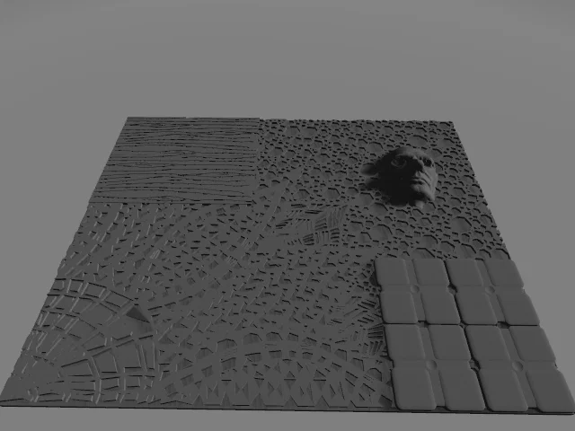 Bảng tạo bề mặt Texture Palette cho kỹ thuật Dry Brushing in 3D - Image 1
