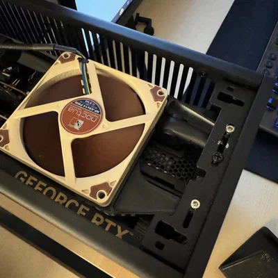 Giá đỡ quạt 92mm cho nóc thùng máy Fractal Terra (3D Print)