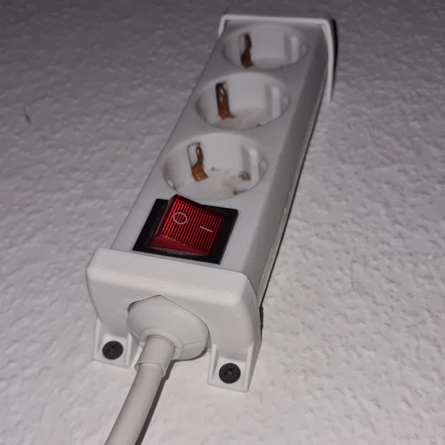 Giá Treo Tường Cho Power Strip (Mehrfachsteckdose Wandhalterung) - Image 1