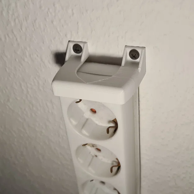 Giá Treo Tường Cho Power Strip (Mehrfachsteckdose Wandhalterung) - Image 2