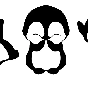 Bộ tranh treo tường hình chim cánh cụt siêu đáng yêu (Penguins Wall Art)