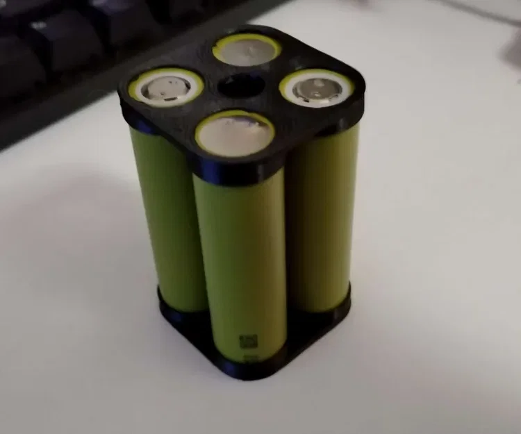 Bộ holder/guide 18650 đơn giản cho pack 2–8 cell - Image 1