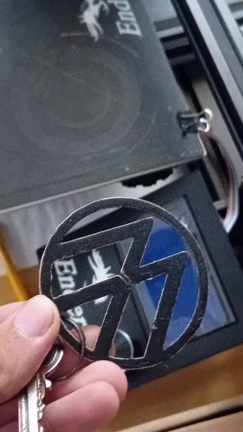 Móc khóa logo Volkswagen 3D tự in tại nhà - Image 2