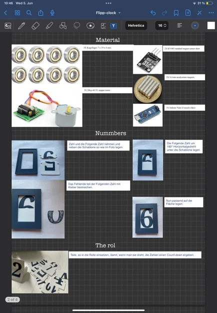 Split-Flap-Clock – Đồng hồ lật số Split Flap - Image 2
