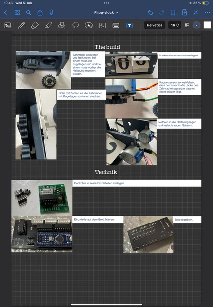 Split-Flap-Clock – Đồng hồ lật số Split Flap - Image 3