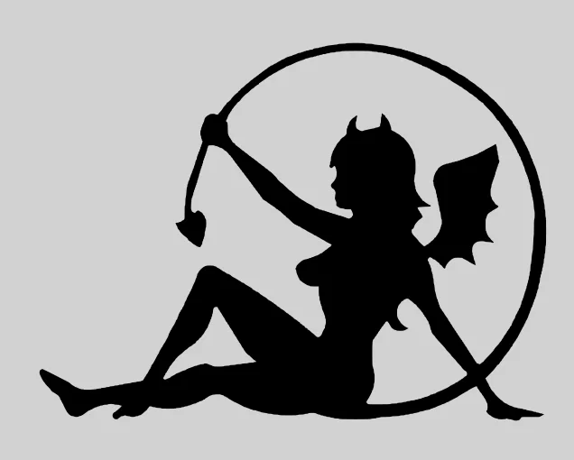 Mẫu in 3D tranh treo tường She Devil (Nữ quỷ) nghệ thuật độc đáo - Image 1