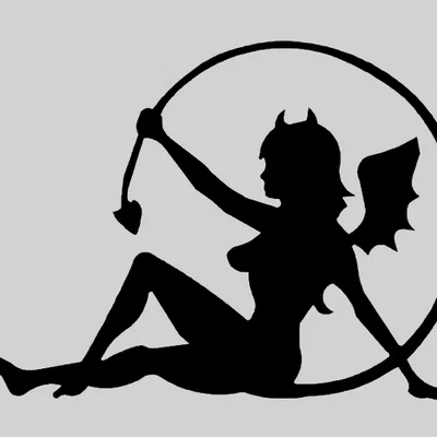 Mẫu in 3D tranh treo tường She Devil (Nữ quỷ) nghệ thuật độc đáo