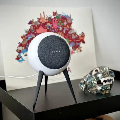 Google Sphere Mini - Vỏ Retro cho loa Google Home Speaker