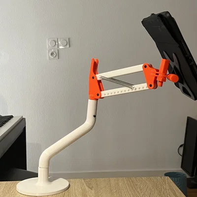 Giá đỡ arm tablet/điện thoại chỉnh 4 trục (4-axis adjustable)