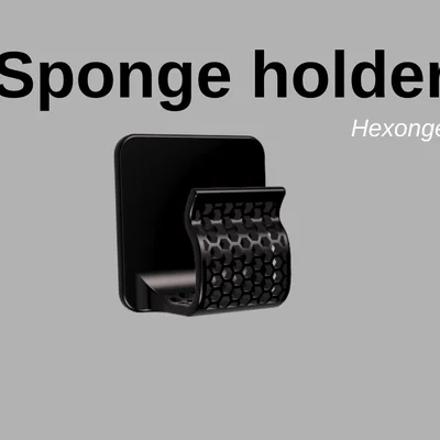 Hexonge - Giá treo miếng bọt biển gắn tường