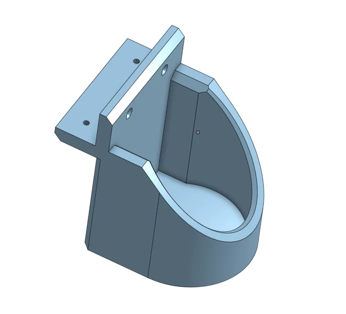 Giá treo bình nước gắn bàn làm việc - Thiết kế in 3D không cần support - Image 3