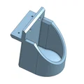 Giá treo bình nước gắn bàn làm việc - Thiết kế in 3D không cần support - Thumbnail 3