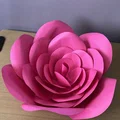Mẫu Khuôn Hoa Hồng Giấy (Paper Rose Template) - Thumbnail 1