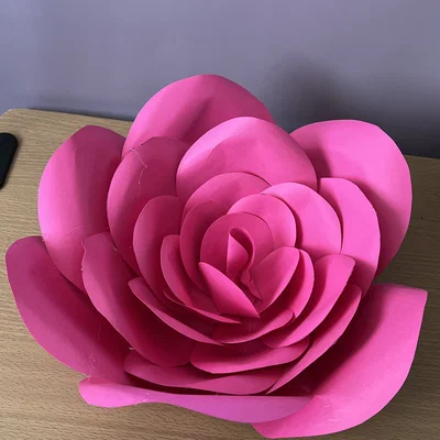 Mẫu Khuôn Hoa Hồng Giấy (Paper Rose Template)