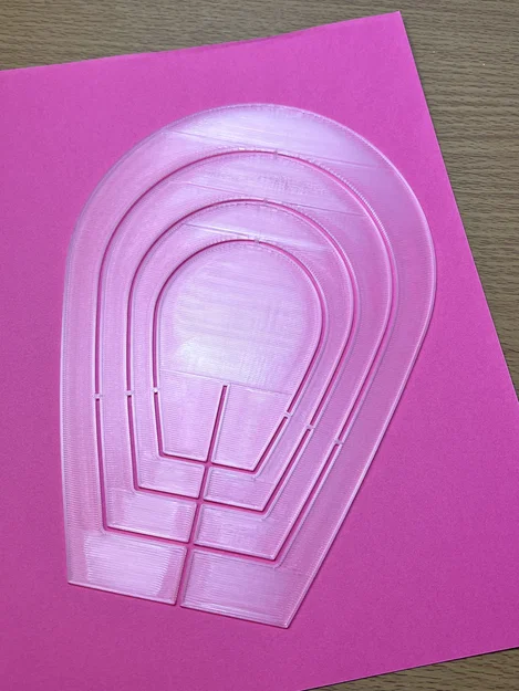 Mẫu Khuôn Hoa Hồng Giấy (Paper Rose Template) - Image 3