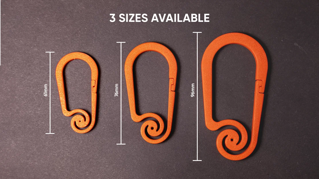 The Spirabiner - Spiral Carabiner (Móc carabiner xoắn lò xo) - Image 2
