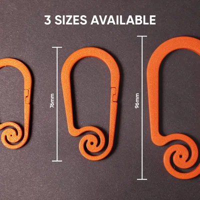 The Spirabiner - Spiral Carabiner (Móc carabiner xoắn lò xo)
