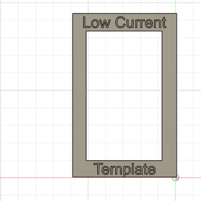 Bộ khuôn mẫu 3D đánh dấu cắt tường thạch cao cho ổ cắm điện
