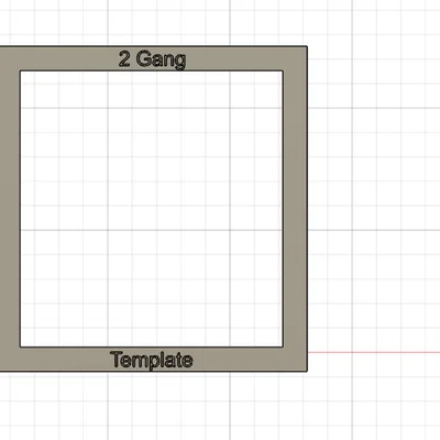 Bộ khuôn mẫu 3D đánh dấu cắt tường thạch cao cho ổ cắm điện