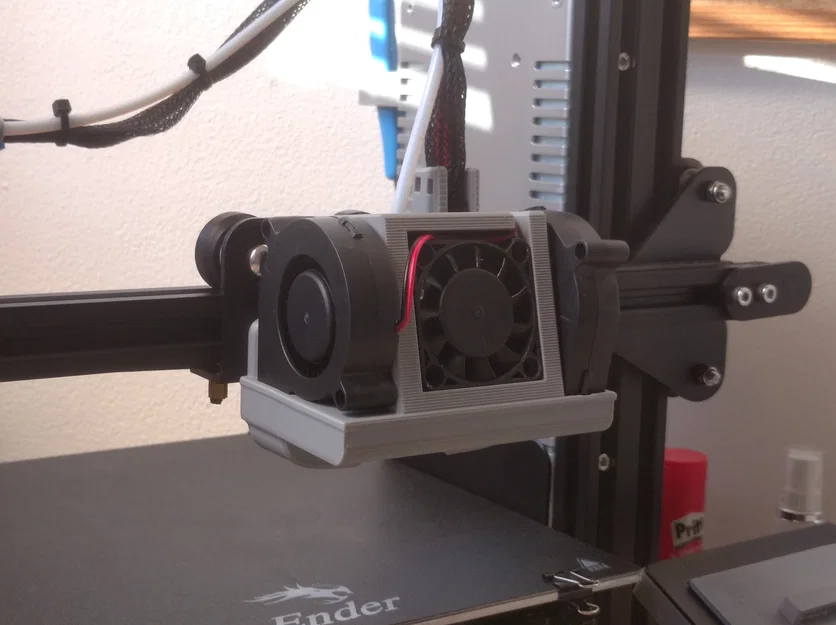 Ender 3 | Ống gió quạt đôi 5015 (Dual 5015 Fan Duct) - Image 1