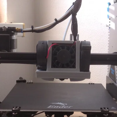Ender 3 | Ống gió quạt đôi 5015 (Dual 5015 Fan Duct)