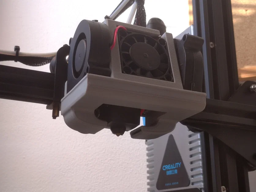 Ender 3 | Ống gió quạt đôi 5015 (Dual 5015 Fan Duct) - Image 6