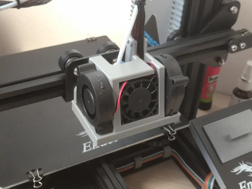 Ender 3 | Ống gió quạt đôi 5015 (Dual 5015 Fan Duct) - Image 7