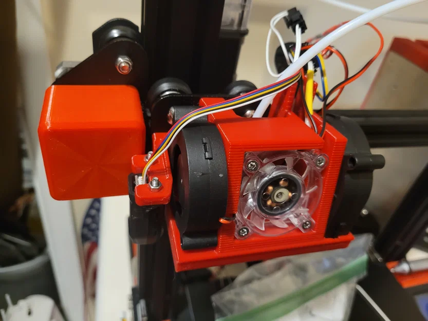 Remix Ender 3 | Ống dẫn gió Dual 5015 kèm mount CRtouch - Image 1