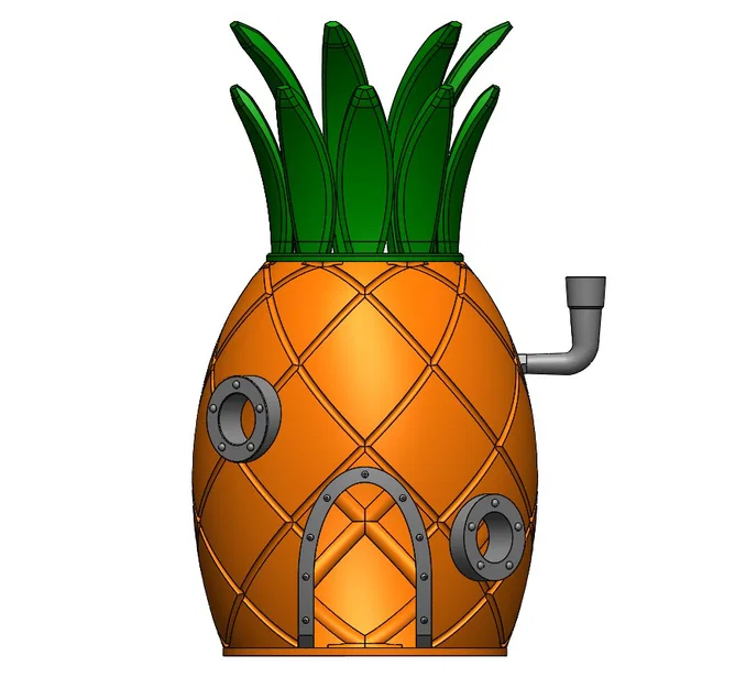 SpongeBob SquarePants Cribs – Bộ nhà SpongeBob, Squidward & Patrick (3D) - Image 7