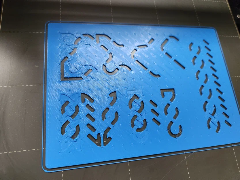 Template vẽ viền knotwork Celtic 4 sợi (4 strand) - Image 3