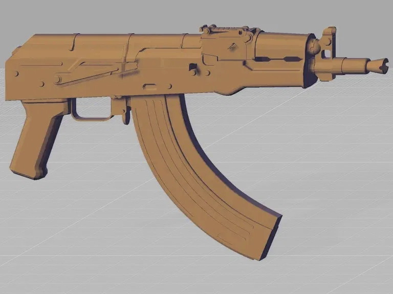 AKS 74U Pink Perforator – AK47 cosplay/decoration (REMIX) - Image 1